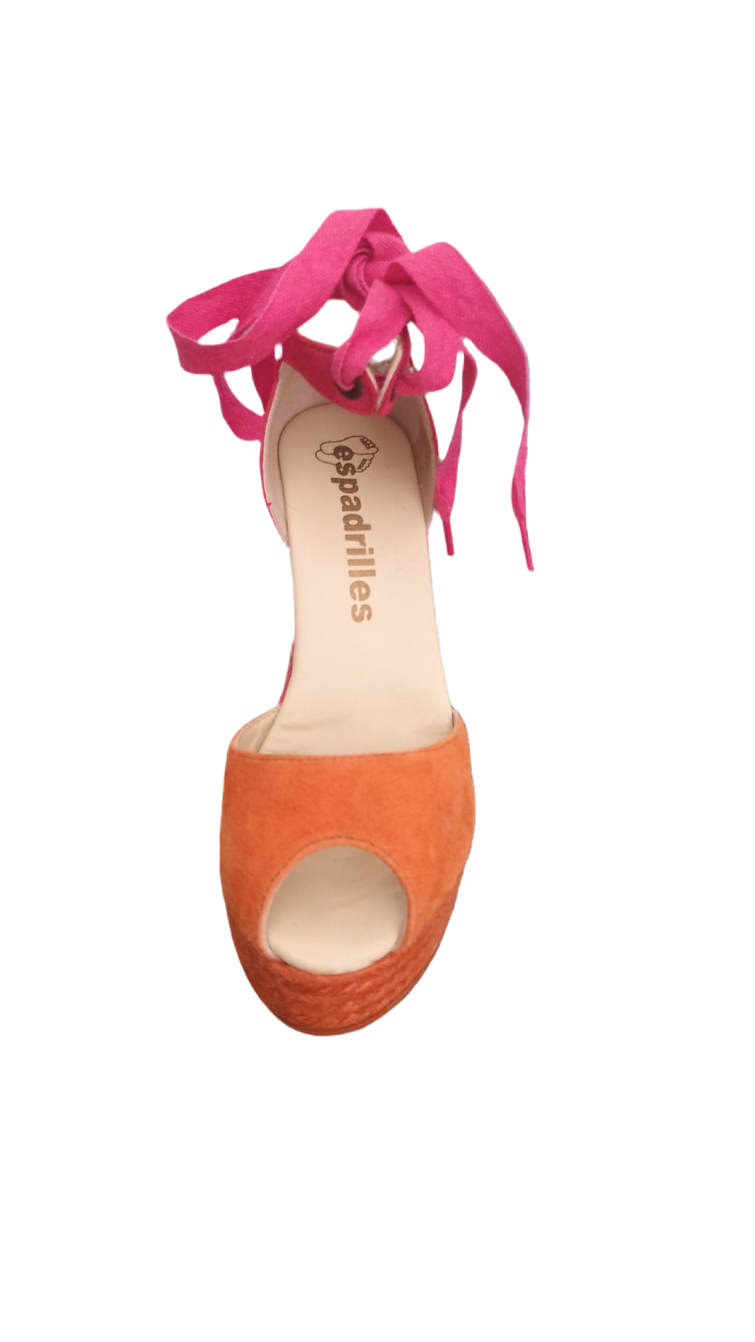 Espadrilles bicolor con laccio